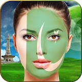Pakistan Flag Face  -  Profile Photo Shop Frame App icon