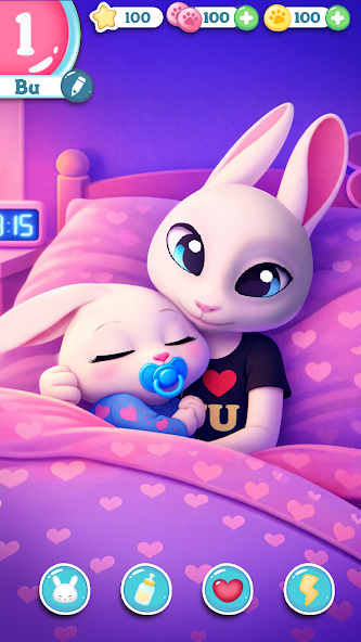 Bu Bunny - Cute pet care game MOD APK screenshot