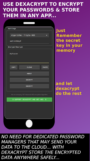 Dexacrypt Message Encryption Screen 2