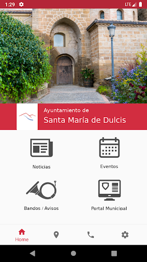 Android application Ayto de Santa María de Dulcis screenshort