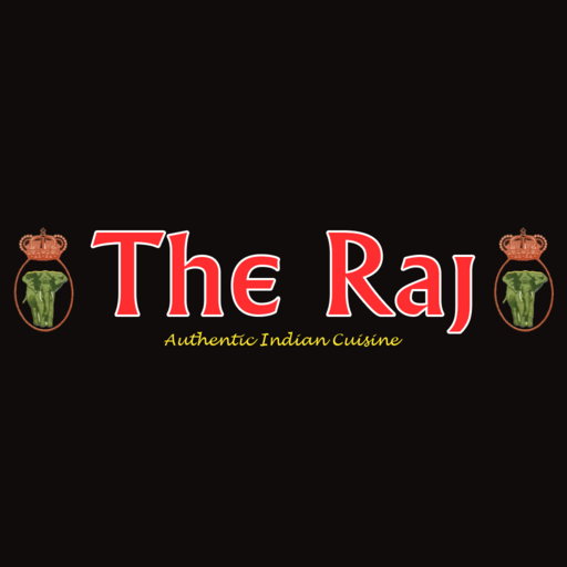 The Raj Indian St Helens logo