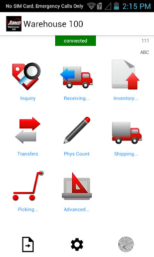 Android application Scanco Warehouse 100 screenshort