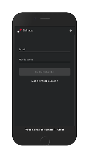 Android application SIDNAPP screenshort
