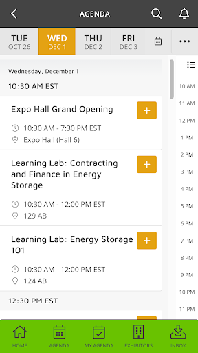 Android application ESACon21 screenshort