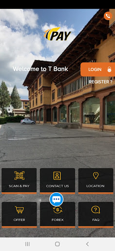 Android application T Bank T Pay screenshort