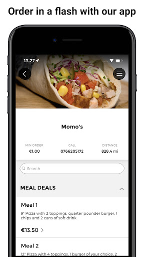 Android application Momo's Dublin screenshort
