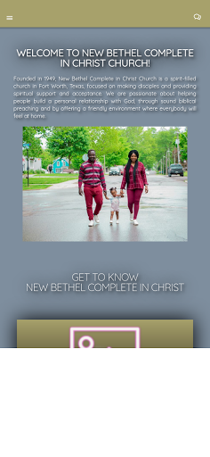 New Bethel CIC Screen 3