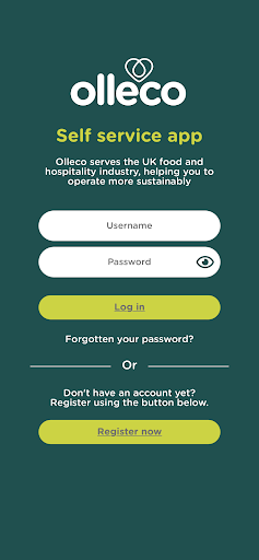 Android application Olleco Customer Service App screenshort