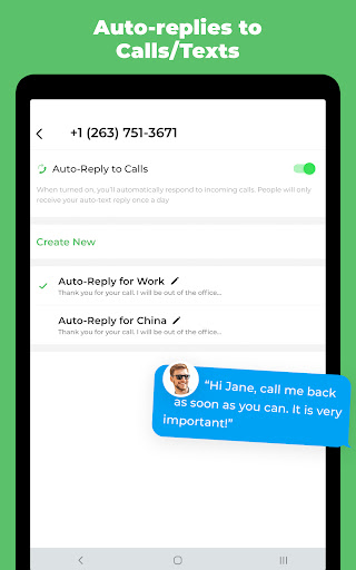 Screenshot of OnPhone - Second Phone Number