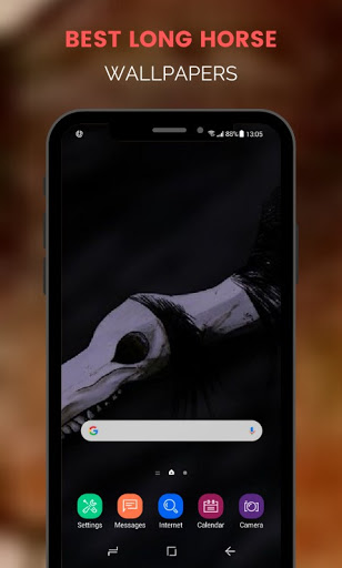 Long Horse Scary Wallpapers Horror