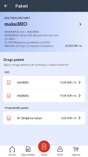 Moj A1 Screen 2