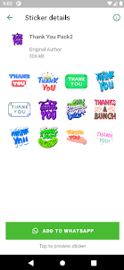 Thank You Stickers Pro