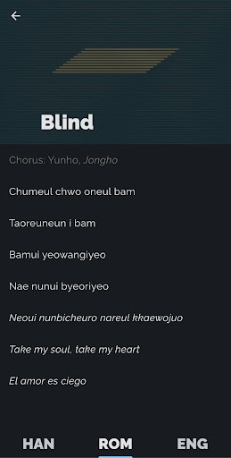 ATEEZ Lyrics Screen 3