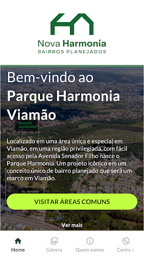 Android application Parque Harmonia screenshort