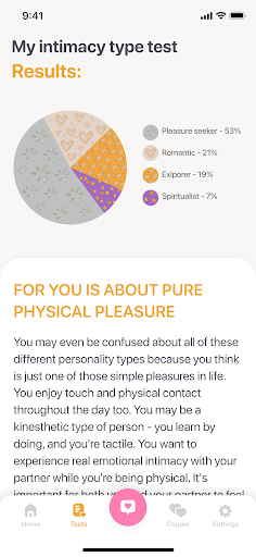 Screenshot of Soulmates: Relationship growth