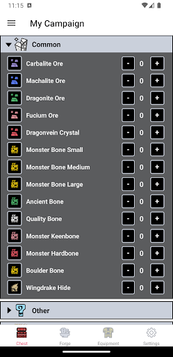MHW Board Game Companion Screen 2