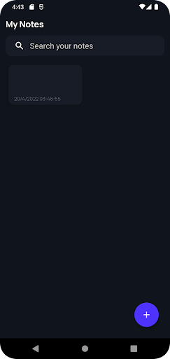 Android application Ando Notes screenshort