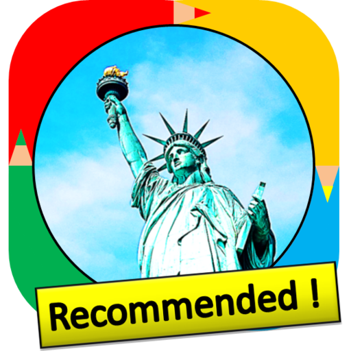 Color by Number - america logo