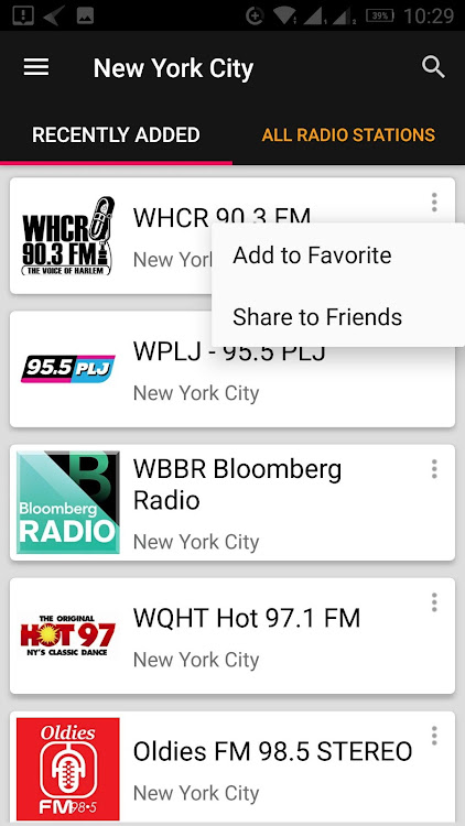 New York City Radio Stations - 7.6.4 - (Android)