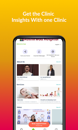 Android application Aashirwad Hospital App screenshort