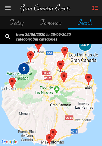 Gran Canaria Events Screen 3