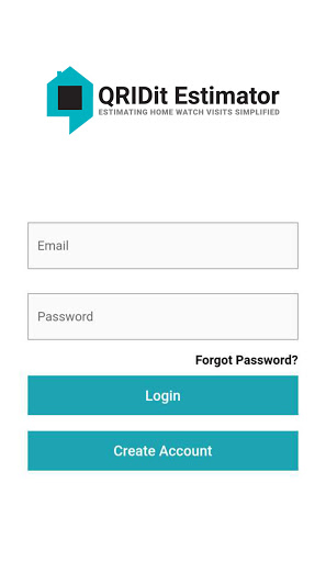 Android application QRIDit Estimator screenshort