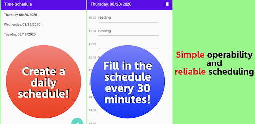 Time Schedule