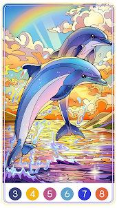 Dolphin&Whale Paint By Number