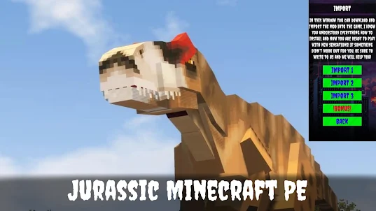 Jurassic Mod for Minecraft PE