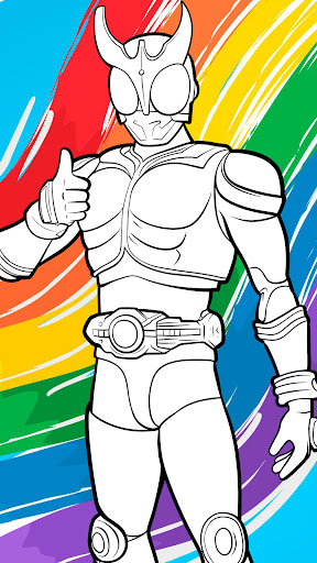 ぬりえ 仮面ライダー