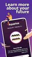 screenshot of Aquarius Horoscope & Astrology