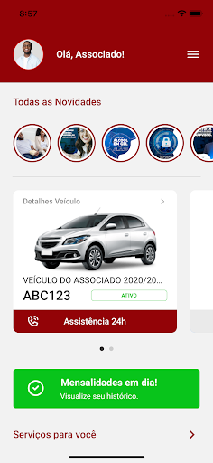 Connect Proteção Veicular Screen 2