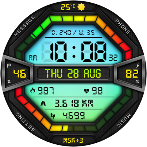 DIGI DAGMANIC CTS45 Watch face