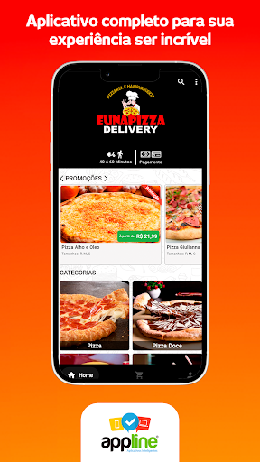 Android application Eunapizza screenshort