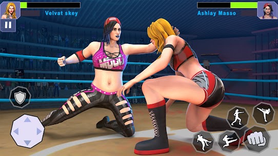 لعبة Bad Girls Wrestling Rumble مهكرة 2