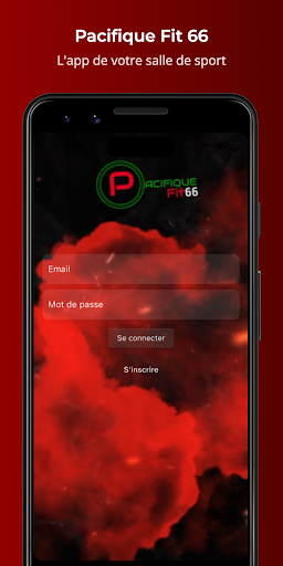 Android application Pacifique Fit screenshort