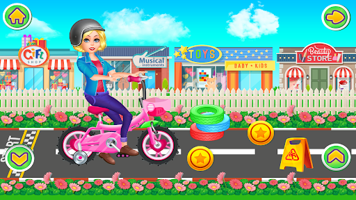 Girl Bicycle Repair Wash Salon screenshot 9