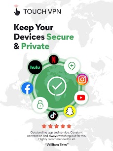 Touch VPN Secure Hotspot Proxy 11
