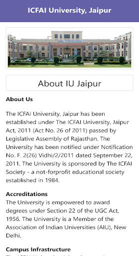 ICFAI University Jaipur Admiss