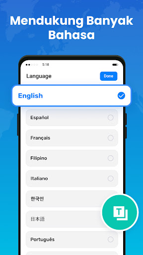 Pratinjau aplikasi
