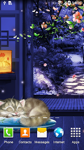 Sleeping Cat Live Wallpaper