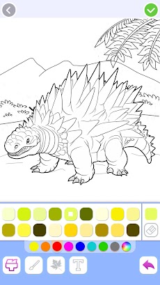 色を塗る恐竜、ためのぬりえのおすすめ画像5