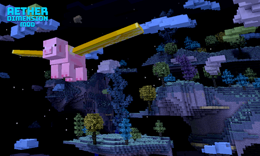 Aether Dimension Mod MCPE Screen 2