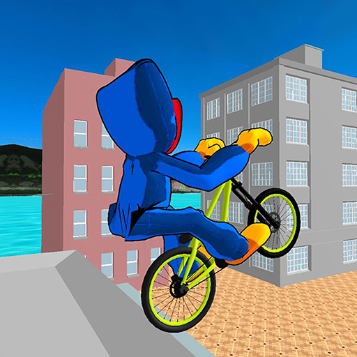 Horror Huggy BMX Racing Game