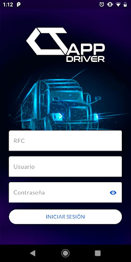 CTAPP DRIVER Screen 2