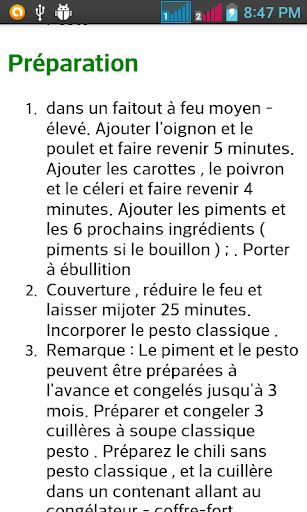recettes De Poulet Screen 3