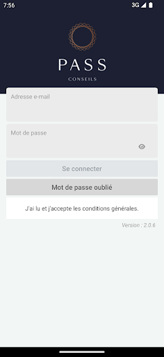 Android application PASS Conseils screenshort