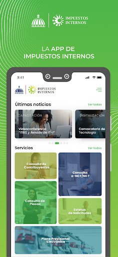 Android application DGII Móvil screenshort