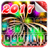 Happy New Year 2017 Keyboard icon