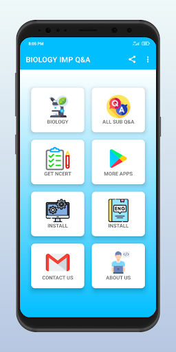 Android application Class 12 Biology Imp Questions screenshort